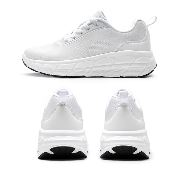 [ActiveHarmony] Women's Non-Slip Mesh Walking Sneakers - WHITE - 4